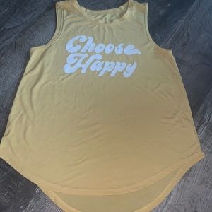 Choose Happy tank top